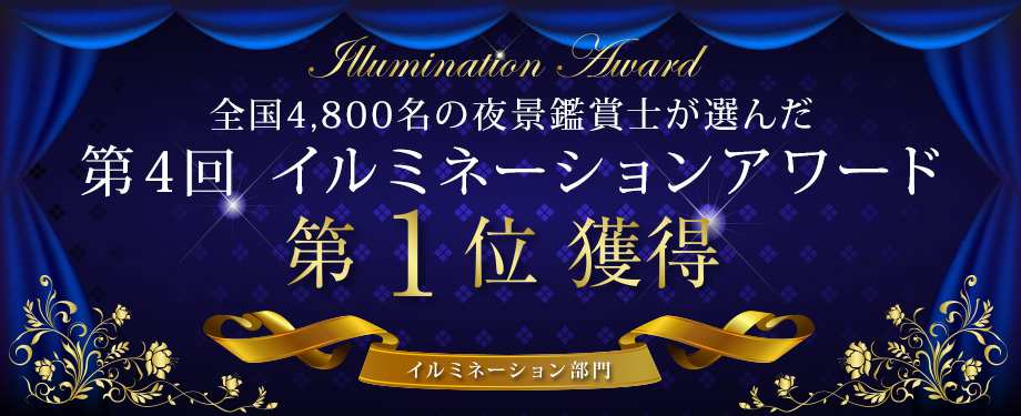 イルミネーション部門　第一位獲得