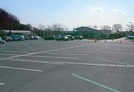 Free bus parking equipped