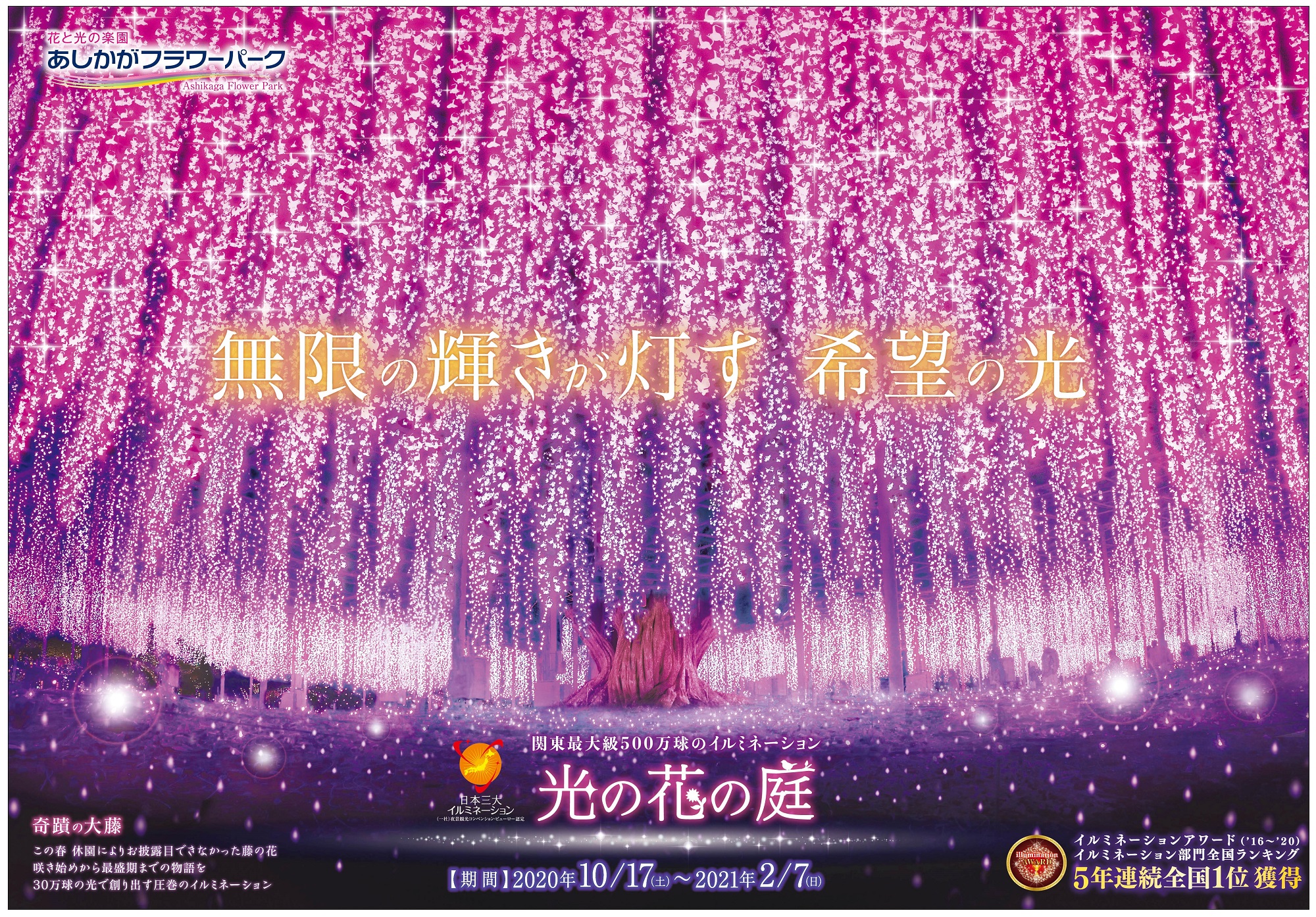 お知らせ・更新情報 | あしかがフラワーパーク