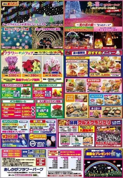 2016年フラワーファンタジー「光の花の庭」第一弾