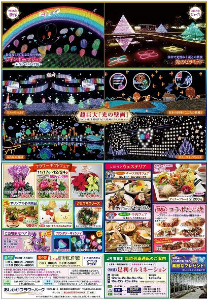 2018年フラワーファンタジー「光の花の庭」第二弾