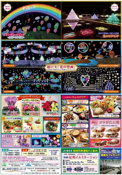 2018年フラワーファンタジー「光の花の庭」第三弾