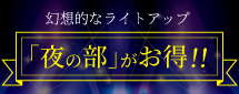 あしかがフラワーパーク　夜の部がお得