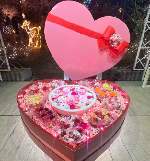 ﾊﾞﾚﾝﾀｲﾝ♡花手水