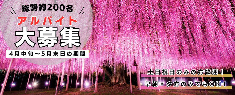 短期アルバイト大募集!!