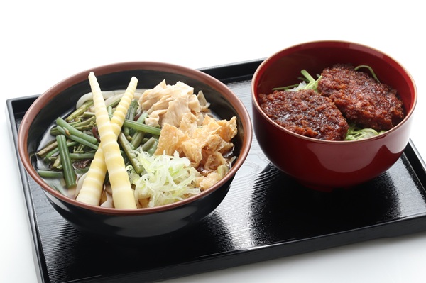 日光ゆばうどんセット