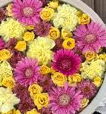 夏の花手水