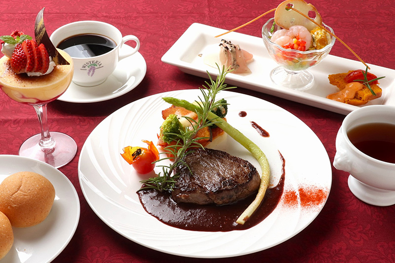 特選黒毛牛のステーキ