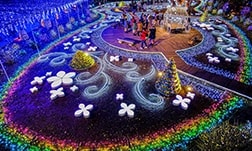 圣诞节梦幻彩灯秀