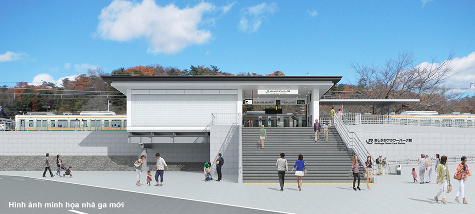 Hình ảnh minh họa nhà ga mới