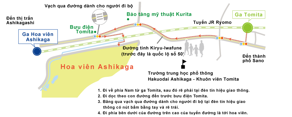 The distance from Tomita St. on the JR Ryomo Line is about 13 minutes on foot.