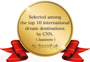 Selected among the top 10 international dream destinations by CNN.