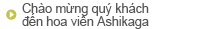Chào mừng quý khách đến hoa viên Ashikaga